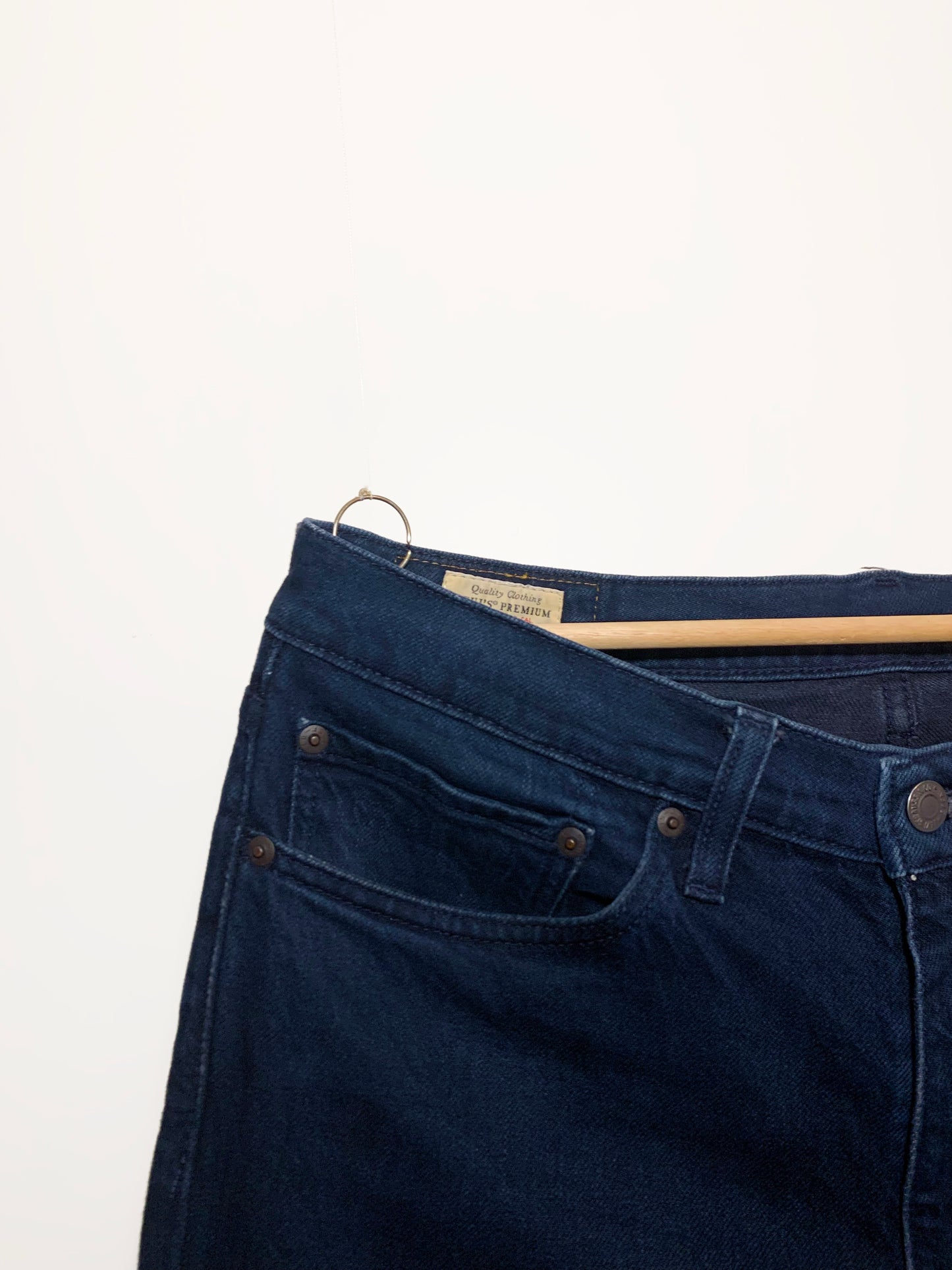 Dark denim