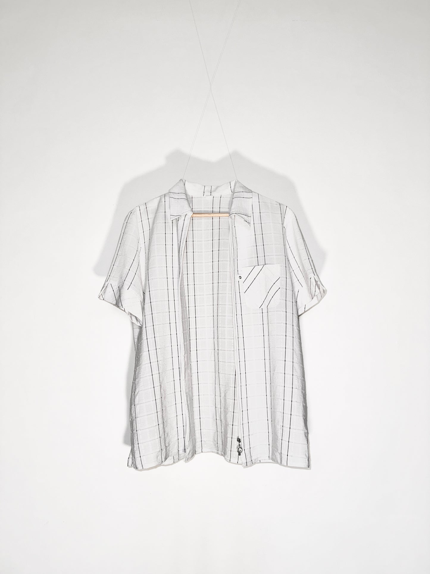 Pinstripe Zip Tee