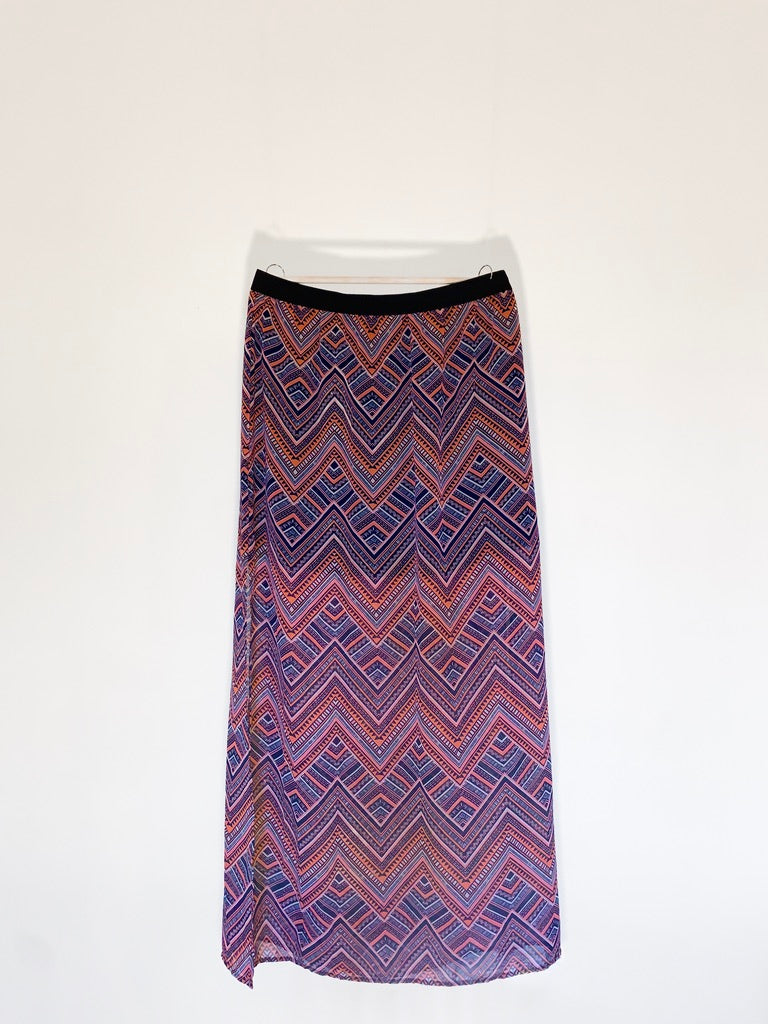 printed goddess skirt